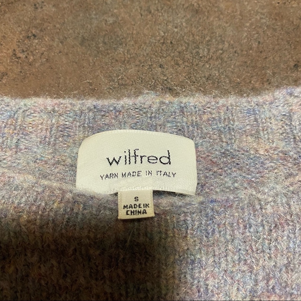 Aritzia Wilfred Chapais gray multi sweater - Picture 6 of 8